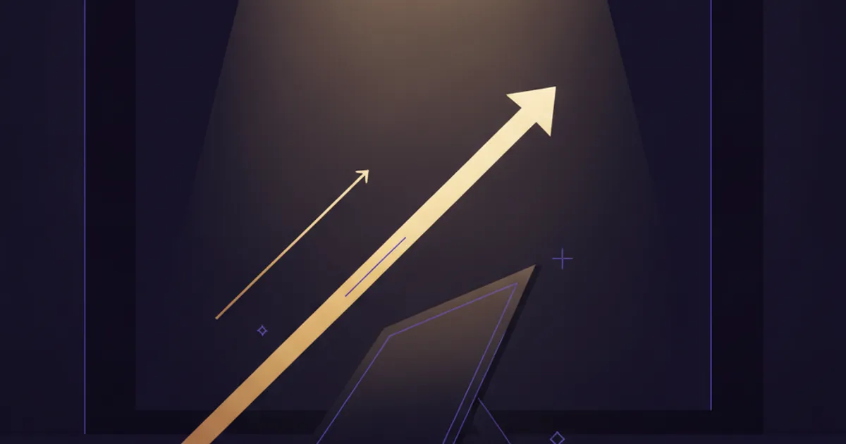a line deflected off a plane, redirected upward