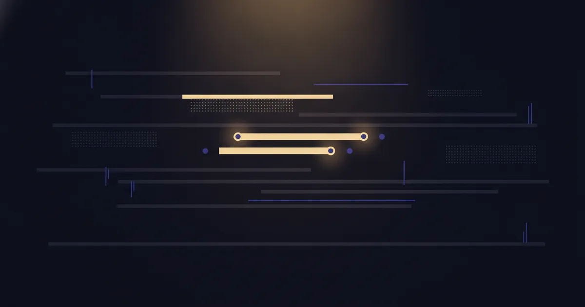 highlighted transcript lines under small spotlights