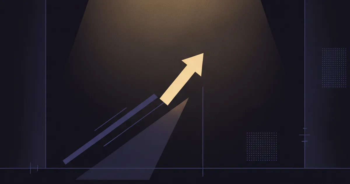 a line deflected off a plane, redirected upward