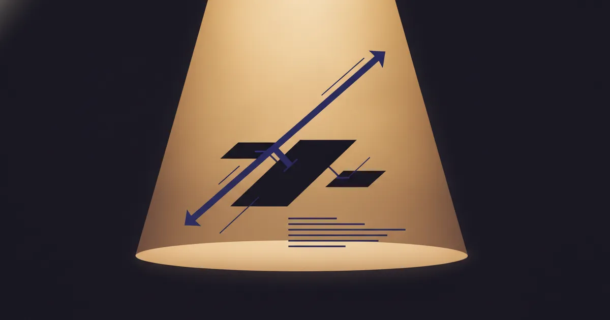 a line deflected off a plane, redirected upward