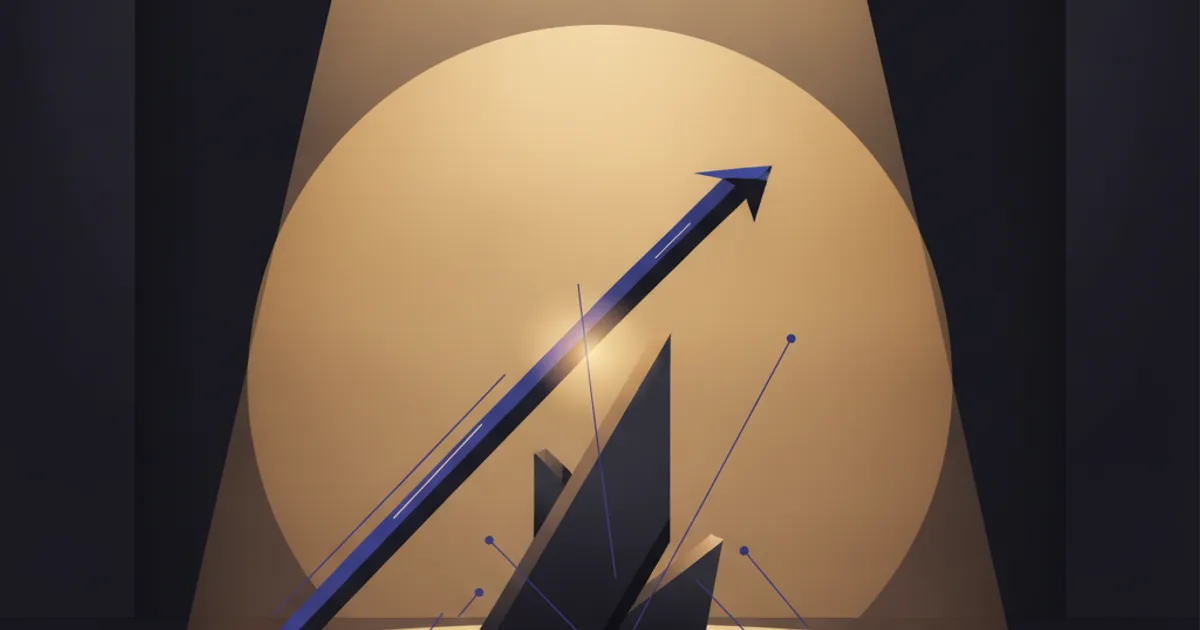 a line deflected off a plane, redirected upward